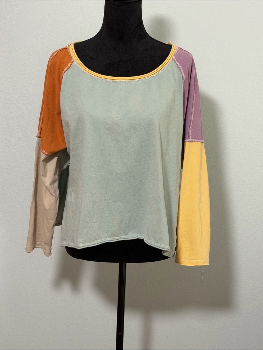WE THE FREE Corey Color Block Pullover Shirt - Small